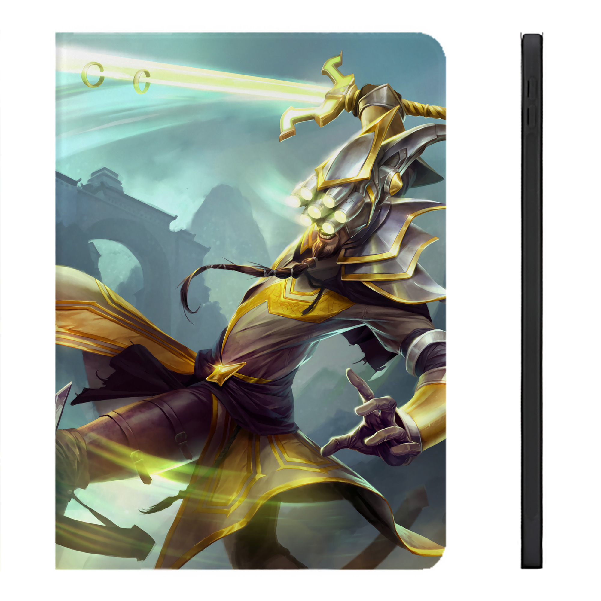 （画像用） リーグ・オブ・レジェンド League of Legends LOL IPadケース ペンホルダー付き ブックスタイルデザイン